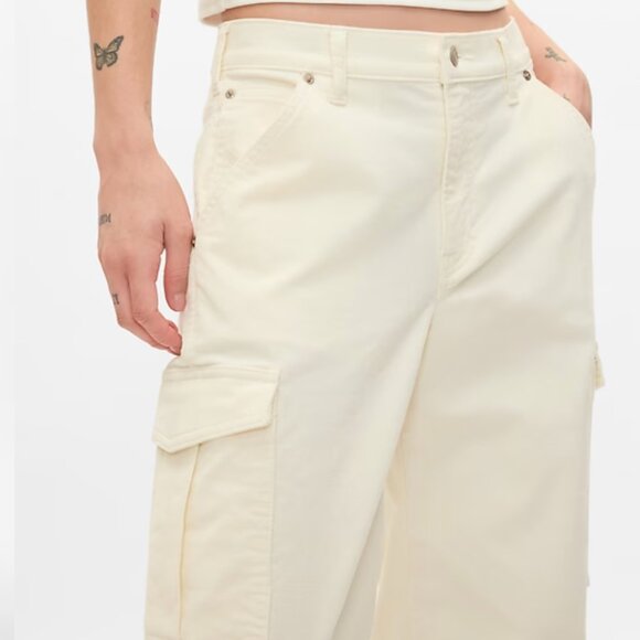 Mid Rise Corduroy '90s Loose Cargo Pants - Picture 1 of 4